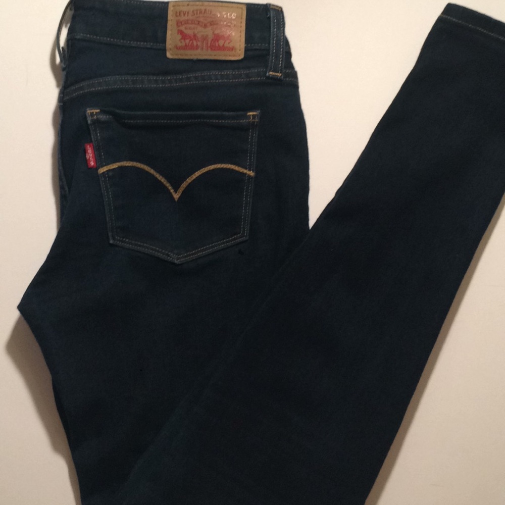 535 Super Skinny Dark Wash Levis
